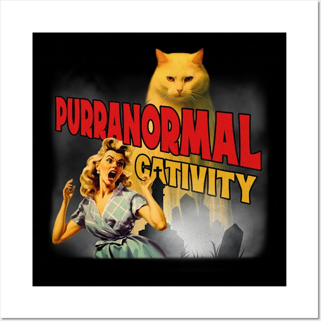 Purranormal Cativity Wall Art by RetroPandora